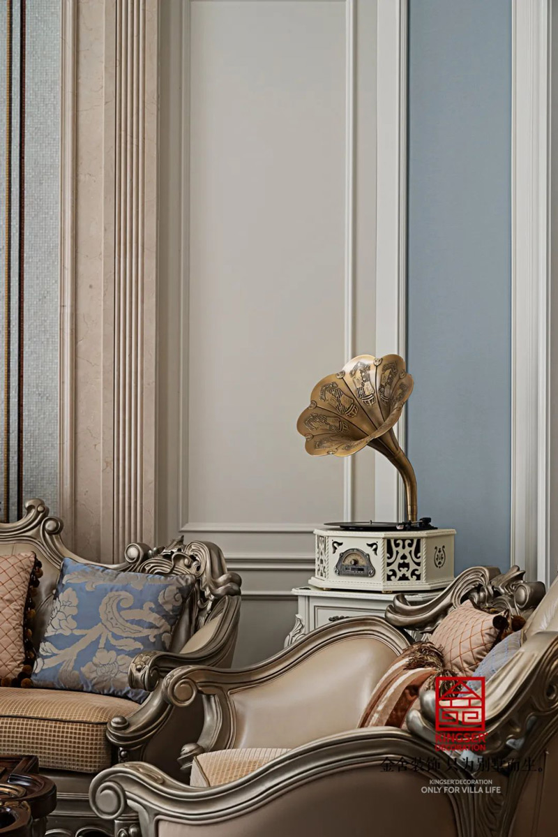 西山林語300㎡歐式風(fēng)格別墅裝修實景圖