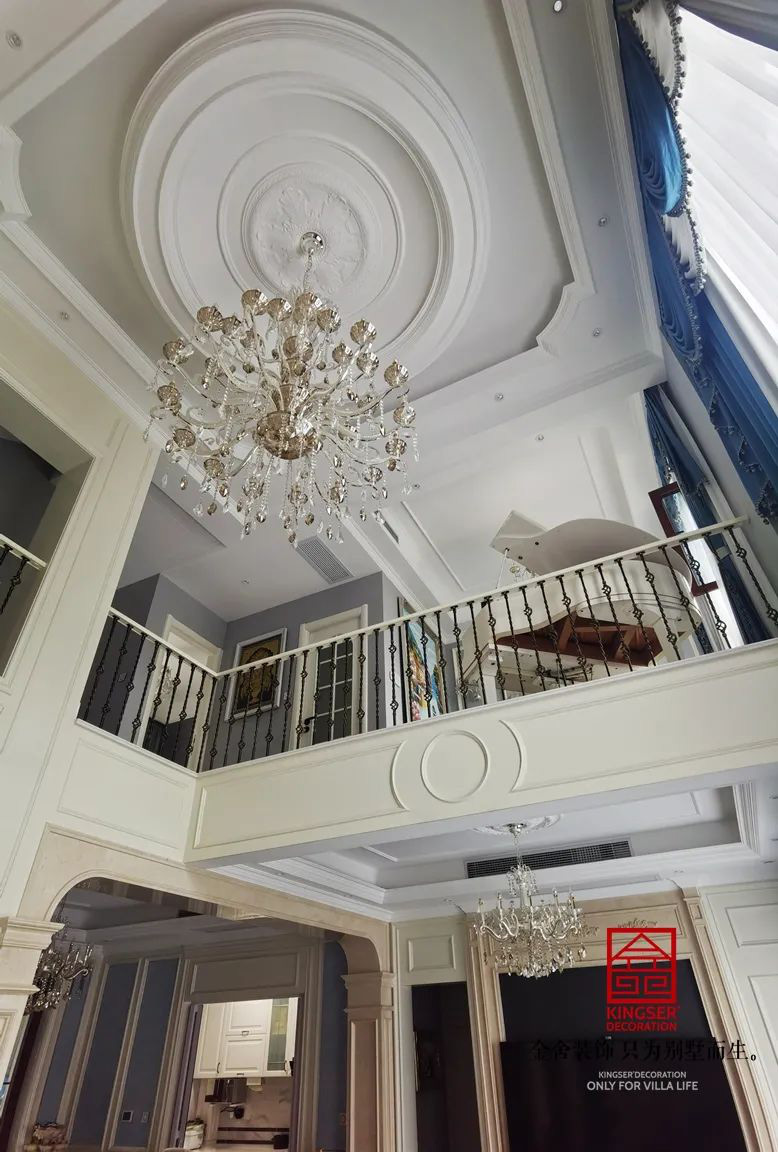 西山林語300㎡歐式風(fēng)格別墅裝修實景圖