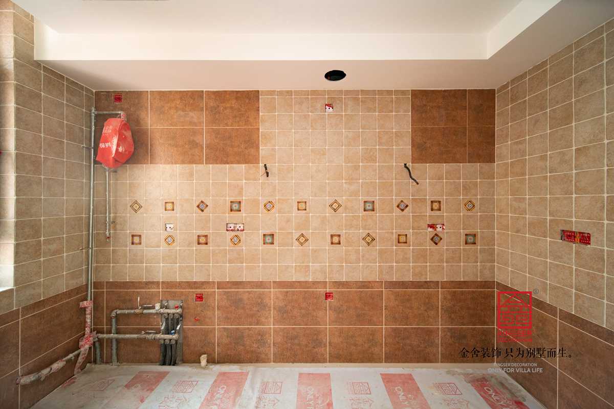 西山林語(yǔ)350平瓦工施工工地實(shí)景