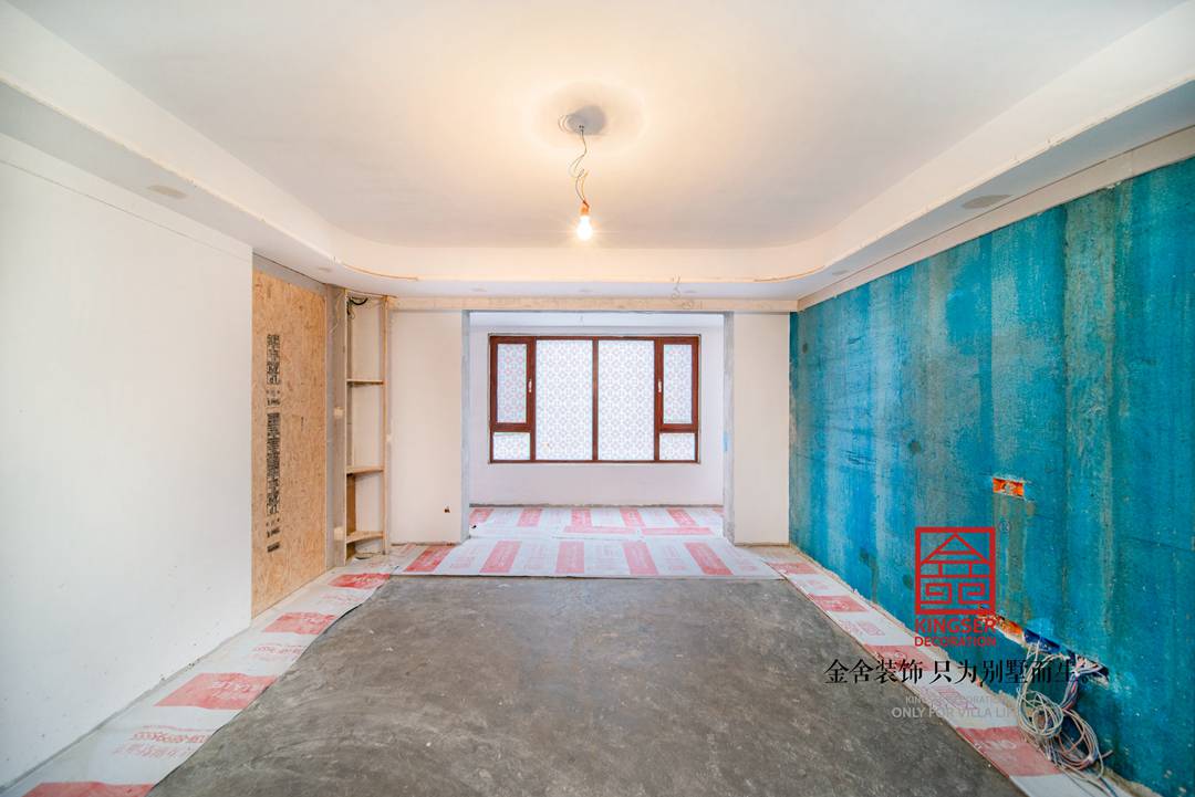 唐宮原著樣板間168平油工施工現(xiàn)場(chǎng)