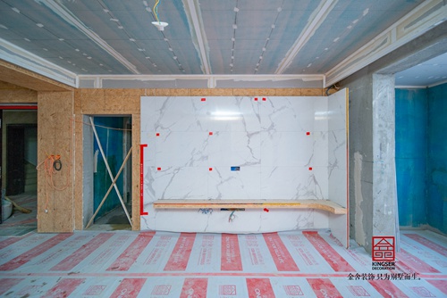 唐宮原著400平木工施工現(xiàn)場