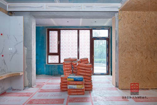 唐宮原著400平木工施工現(xiàn)場