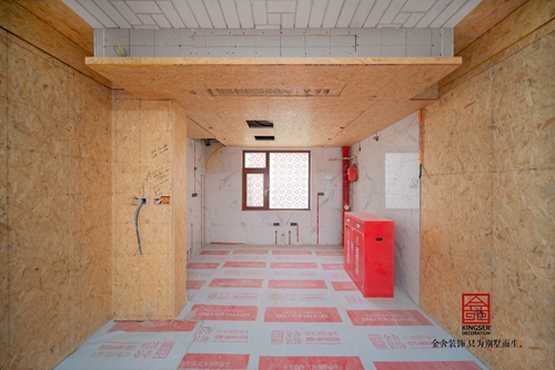 唐宮原著400平木工施工現(xiàn)場