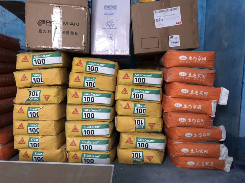 石家莊保利花園裝修施工現(xiàn)場(chǎng)