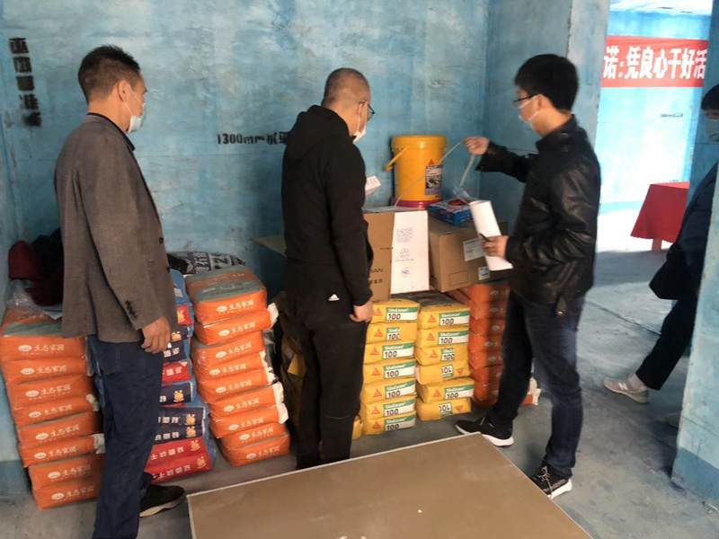 石家莊保利花園裝修施工現(xiàn)場(chǎng)