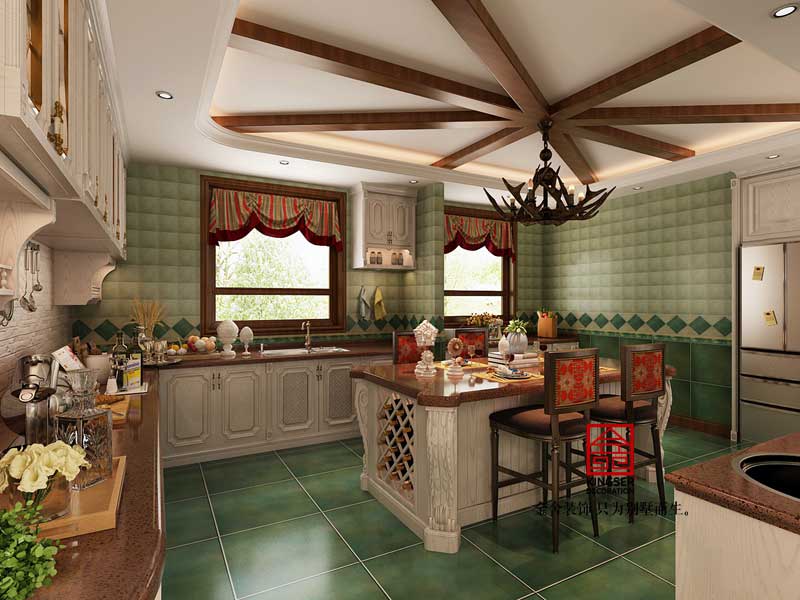 簡(jiǎn)約美式別墅裝修效果圖