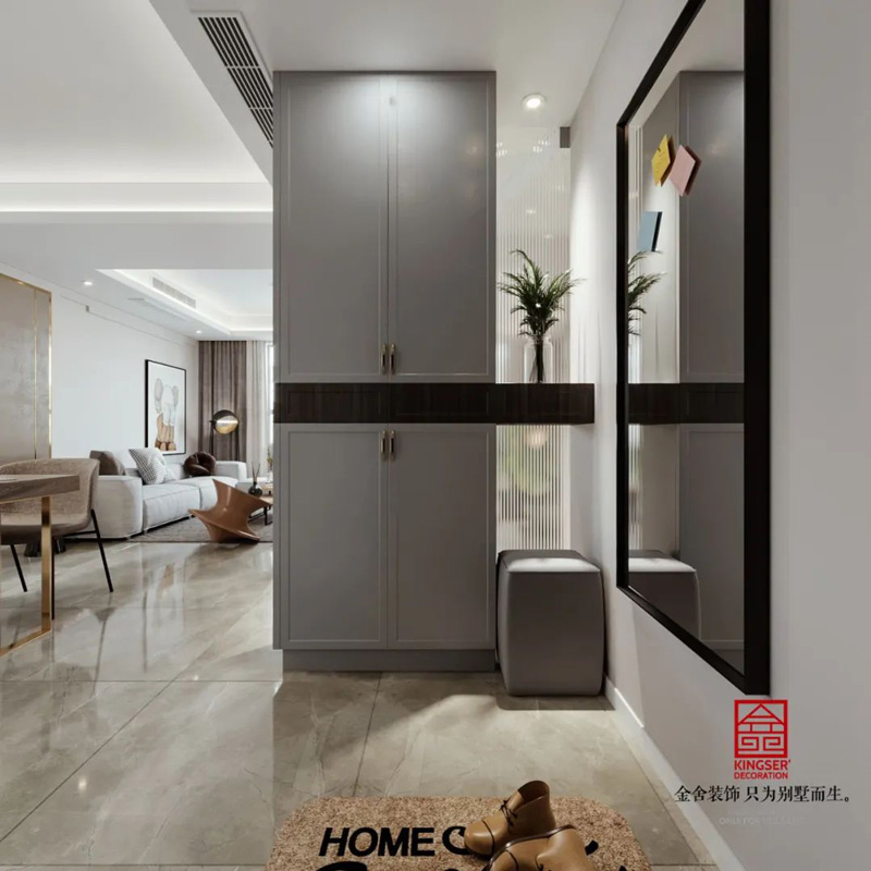 融創(chuàng)中心-輕奢風(fēng)格-玄關(guān)裝修效果圖