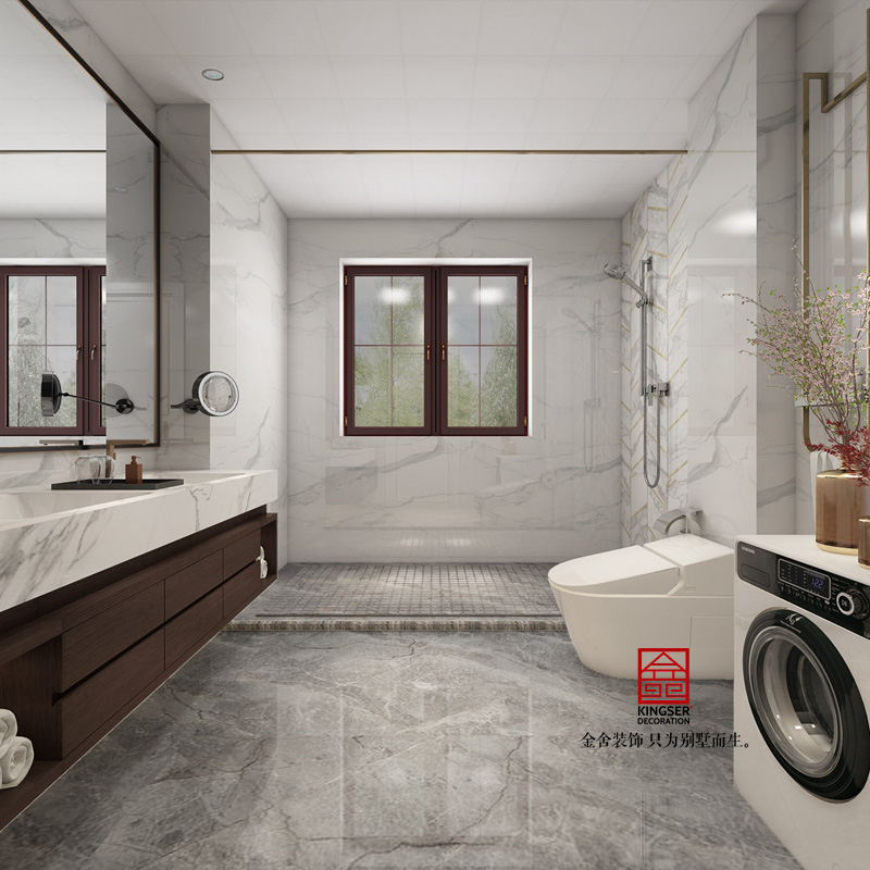 西山林語-極簡風(fēng)格-別墅裝修效果圖