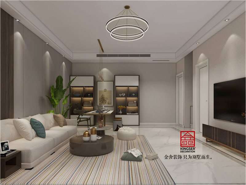 西山林語-極簡風(fēng)格-別墅裝修效果圖