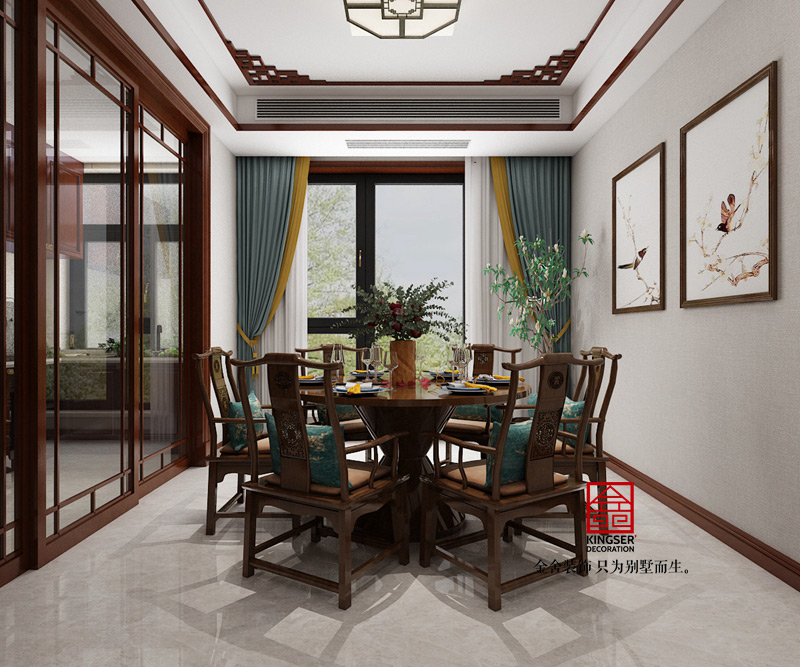 融創(chuàng)中心-217平米-中式效果圖