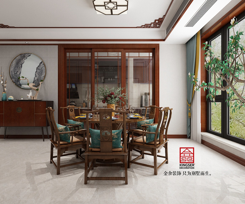 融創(chuàng)中心-217平米-中式效果圖