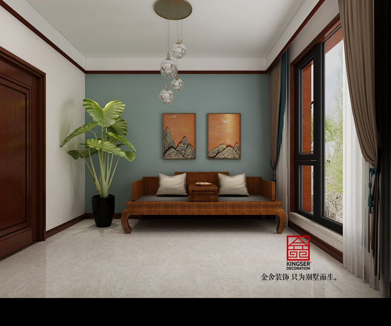 融創(chuàng)中心-217平米-中式效果圖