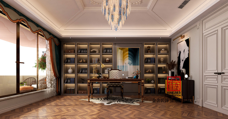 榮盛華府-新古典風(fēng)格-裝修效果圖