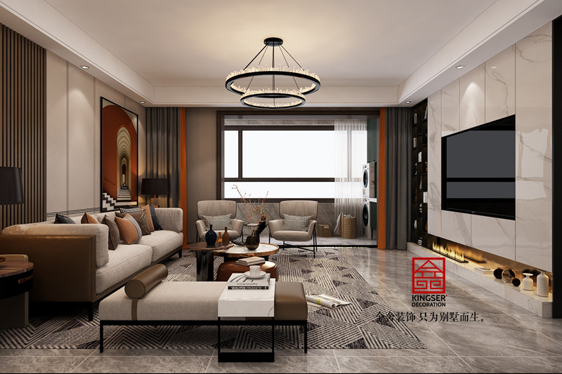 榮盛華府-現代風格-效果圖