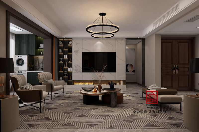 榮盛華府-現代風格-效果圖