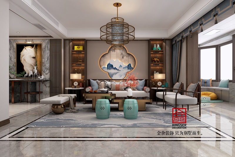 榮盛華府-新中式-效果圖