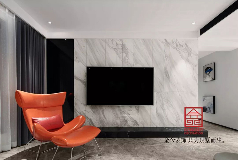 天山九峯175㎡裝修-客廳實(shí)景圖