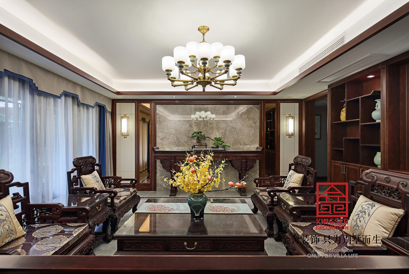 國賓壹號-新中式風(fēng)格-裝修設(shè)計實景圖