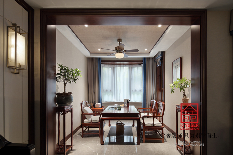 國賓壹號-新中式風(fēng)格-裝修設(shè)計實景圖