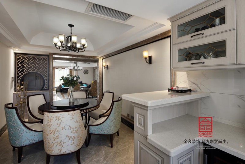 珺合府-新中式風格-裝修實景圖