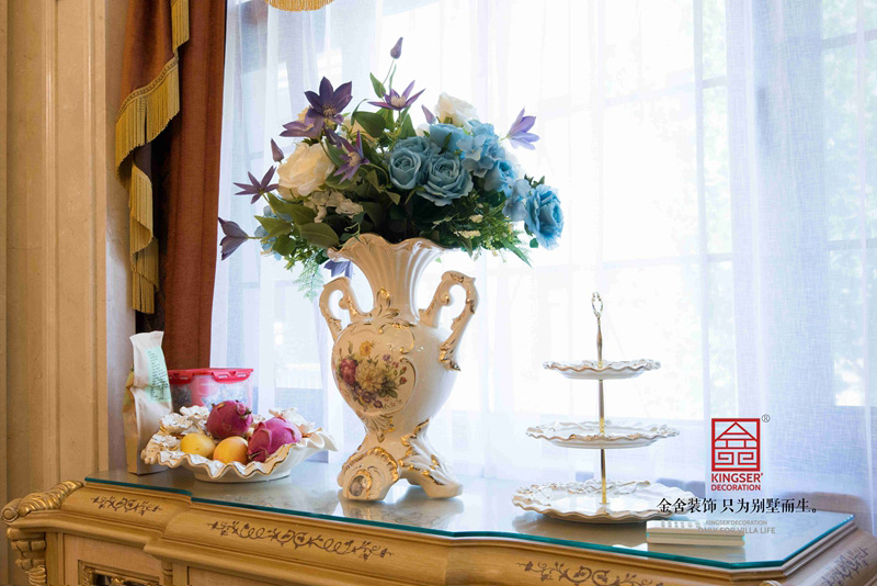 鑫界王府別墅裝修設(shè)計(jì)歐式風(fēng)格實(shí)景圖