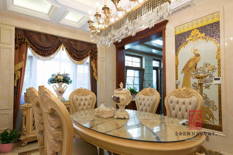 鑫界王府別墅裝修設(shè)計(jì)歐式風(fēng)格實(shí)景圖