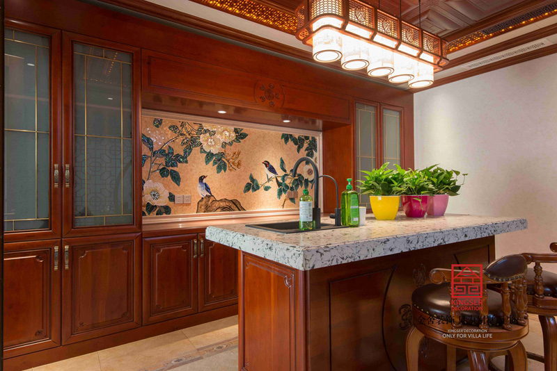 鑫界王府別墅裝修設(shè)計(jì)歐式風(fēng)格實(shí)景圖