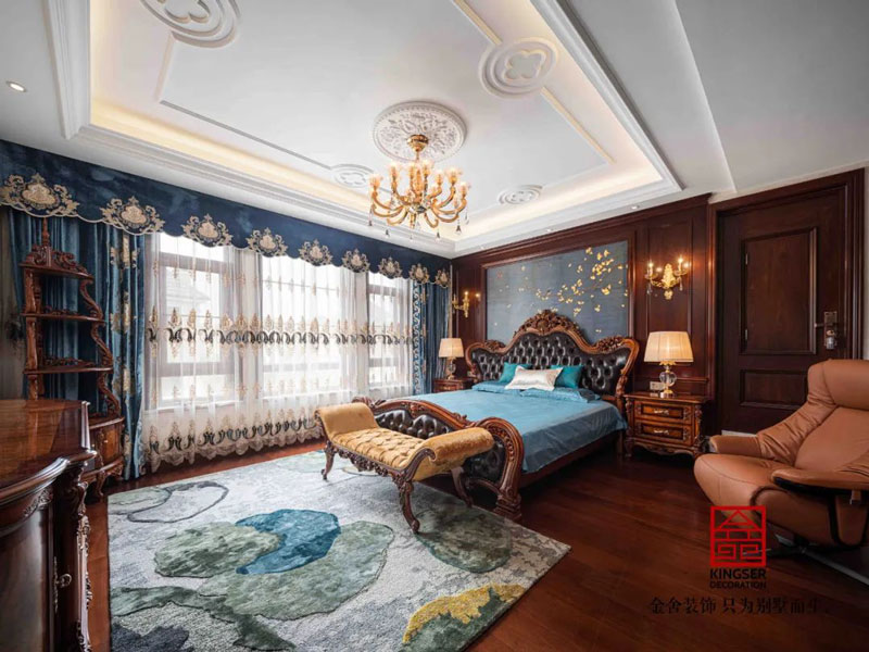 西山林語(yǔ)別墅裝修540㎡歐式風(fēng)格實(shí)景圖