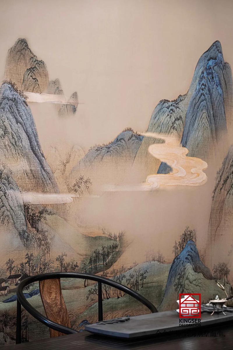 西山林語(yǔ)別墅裝修540㎡歐式風(fēng)格實(shí)景圖