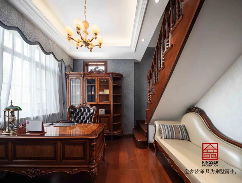 西山林語(yǔ)別墅裝修540㎡歐式風(fēng)格實(shí)景圖