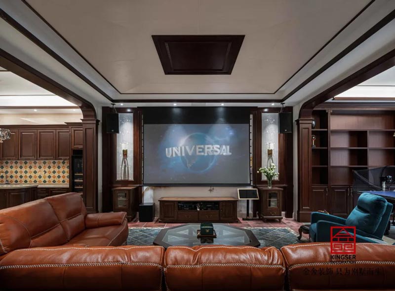 西山林語(yǔ)別墅裝修540㎡歐式風(fēng)格實(shí)景圖