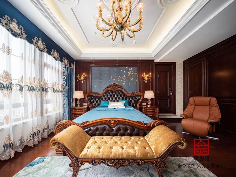 西山林語(yǔ)別墅裝修540㎡歐式風(fēng)格實(shí)景圖