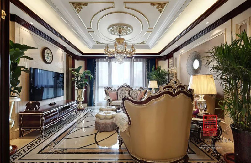 新源燕府500㎡裝修古典歐式風(fēng)格實(shí)景圖