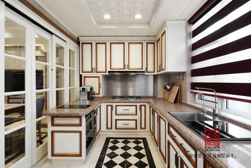 天海譽(yù)天下217㎡裝修簡(jiǎn)約美式設(shè)計(jì)實(shí)景圖