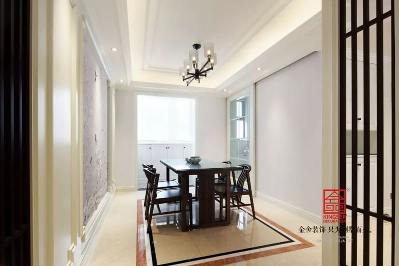 冀興尊園150㎡新中式風(fēng)格裝修餐廳設(shè)計(jì)實(shí)景案例