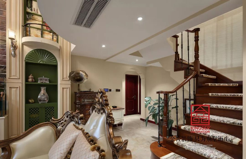 國(guó)賓壹號(hào)280㎡傳統(tǒng)美式裝修實(shí)景圖