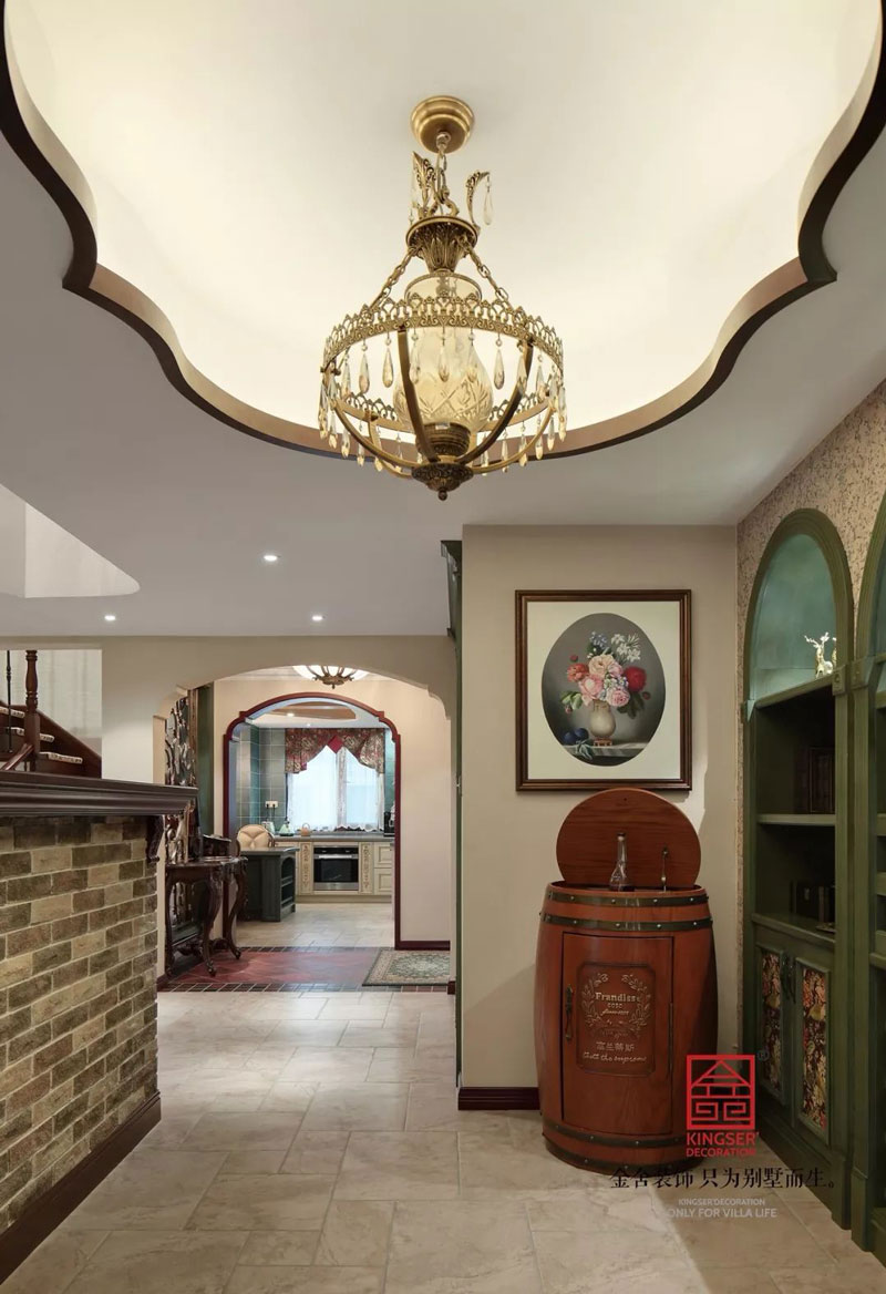 國(guó)賓壹號(hào)280㎡傳統(tǒng)美式裝修實(shí)景圖