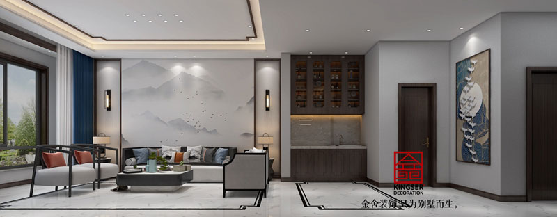 東南都會(huì)-新中式風(fēng)格-裝修效果圖