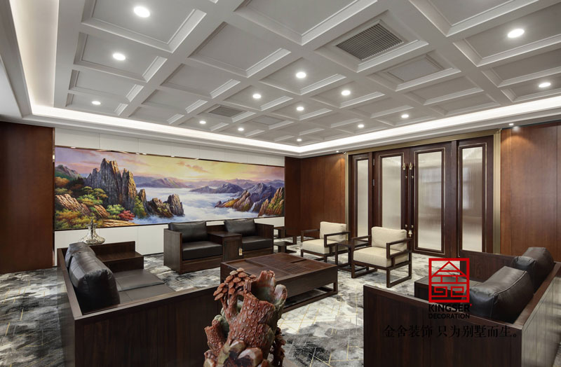 工裝案例-五合地產(chǎn)公司裝修2000平米中式風(fēng)格實景圖