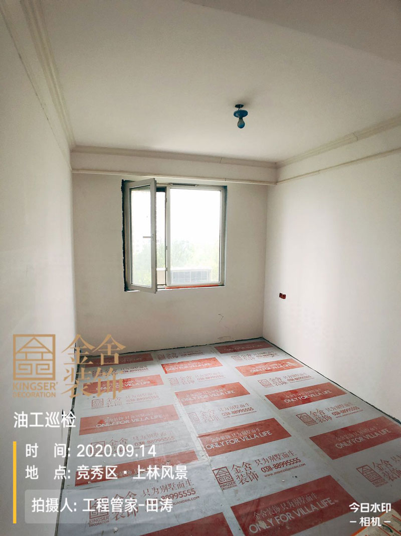 上林風(fēng)景110平米裝修工地