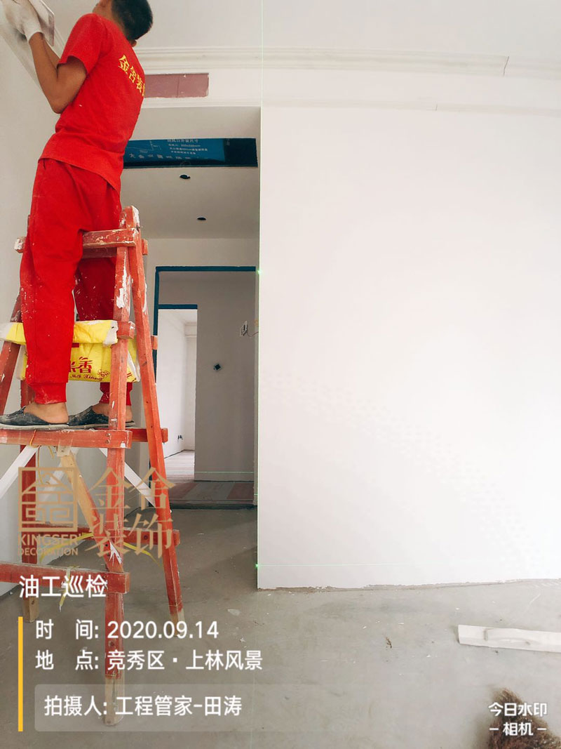 上林風(fēng)景110平米裝修工地