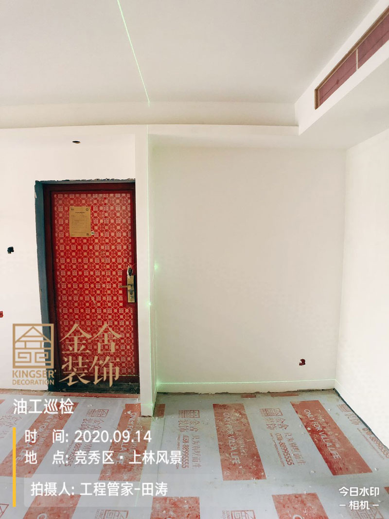 上林風(fēng)景110平米裝修工地