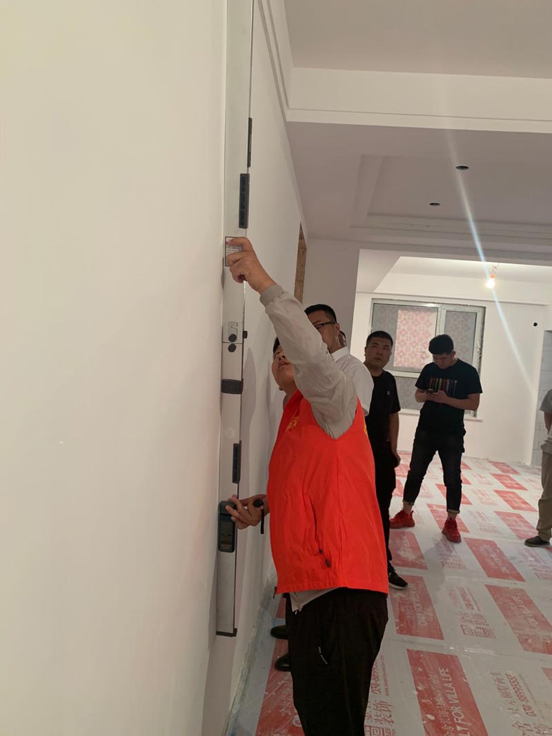 頤和莊園138平米裝修施工現(xiàn)場