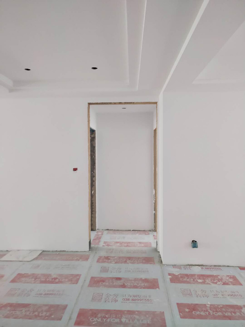 頤和莊園138平米裝修施工現(xiàn)場