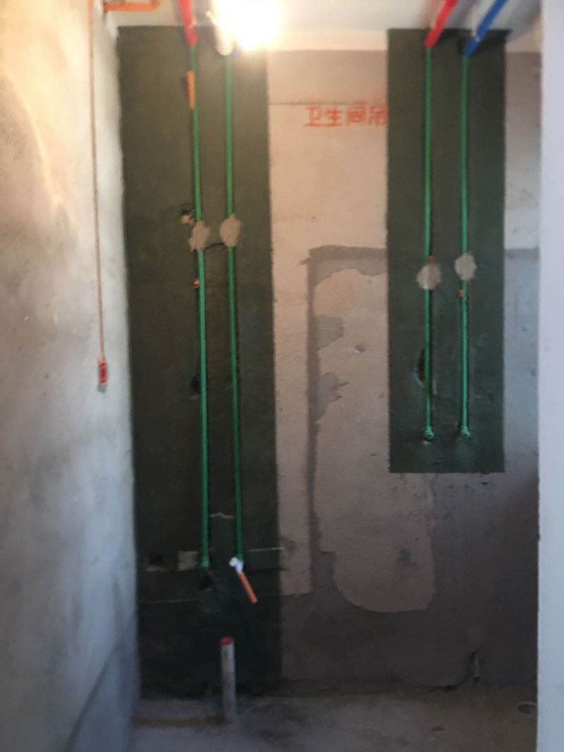 唐山富力盛悅居130平米裝修施工工地