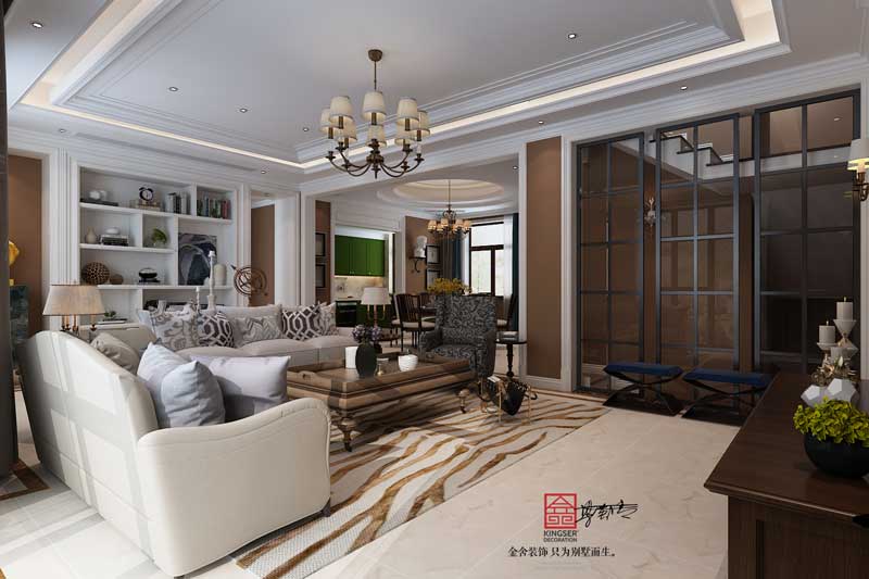 西山林語-別墅裝修-歐式風(fēng)格效果圖