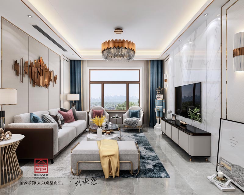 西山林語上疊戶型200平米裝修效果圖