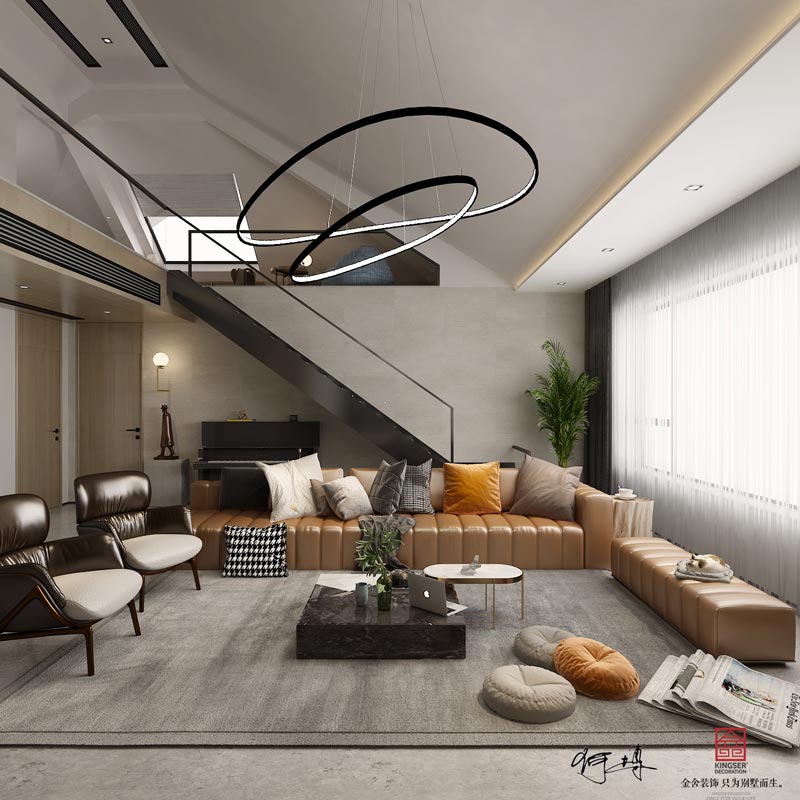 西山林語-洋房裝修-現(xiàn)代風(fēng)格效果圖