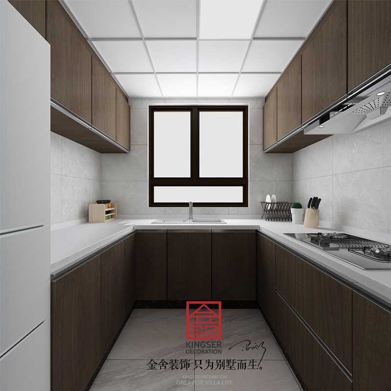 西山林語下疊裝修輕奢風格效果圖