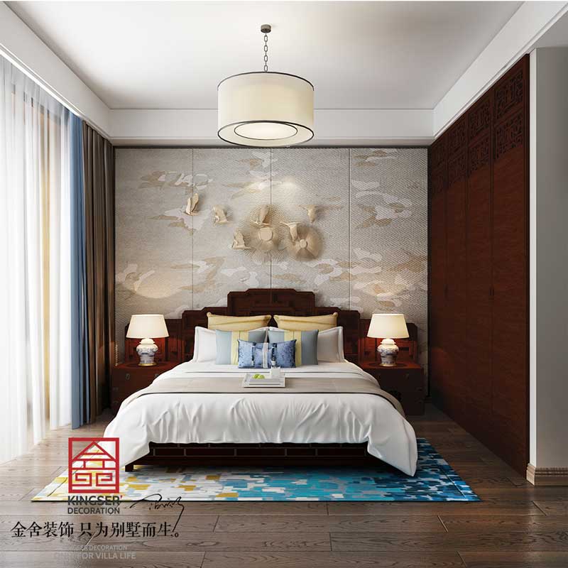 西山林語下疊裝修輕奢風格效果圖